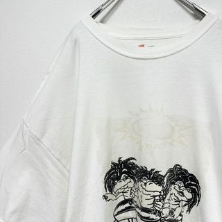 90s 古着　ビンテージプリント　メンズ　半袖tシャツ　xv 白　オーバーサイズ(Tシャツ/カットソー(半袖/袖なし))