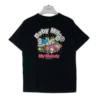 アベイシングエイプ(A BATHING APE)の★A BATHING APE アベイシングエイプ My Melody Baby Milo マイメロディxベビーマイロ Ｔシャツ ブラック sizeS(Tシャツ/カットソー(半袖/袖なし))