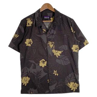 パタゴニア(patagonia)のpatagonia パタゴニア Stretch Planing Hybrid Shirt ストレッチ プレーニングハイブリッドシャツ アロハ グレー STY86205SP18 Size S(シャツ)