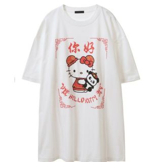 キャンディーストリッパー(Candy Stripper)のキティ　チャイナ　Tシャツ(Tシャツ(半袖/袖なし))