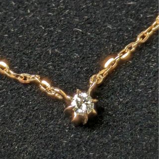 スタージュエリー(STAR JEWELRY)の970 スタージュエリーダイヤネックレスK10PGピンクゴールド0.02ct(ネックレス)