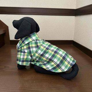 犬服 小型犬 チェックシャツ DM22②(ペット服/アクセサリー)