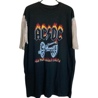 【希少デザイン】AC/DC タイダイプリント　Tシャツ(Tシャツ/カットソー(半袖/袖なし))