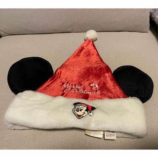 ディズニー(Disney)のディズニー　Disney ミッキーマウス　クリスマス　キャップ　帽子(キャラクターグッズ)