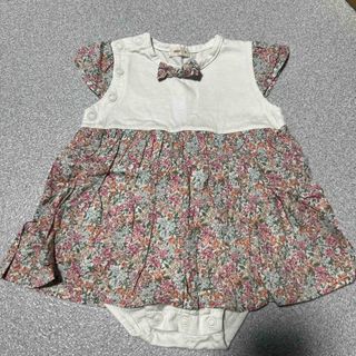 シップスキッズ(SHIPS KIDS)のships 花柄ワンピース風ロンパース(ロンパース)