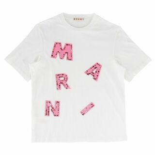 マルニ(Marni)のマルニ Ｔシャツ マルニキッズ 半袖 ホワイト 12Y スパンコール トップス(Tシャツ(半袖/袖なし))