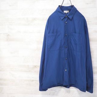 マーガレットハウエル(MARGARET HOWELL)のM.HOWELL 19SS High Dense Poplin-Bl/L(シャツ)