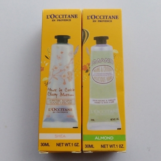 L'OCCITANE - 【箱入り】ロクシタンハンドクリーム30mlアーモンド&チェリーブロッサム