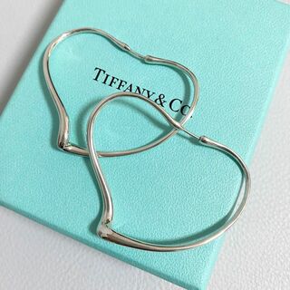 Tiffany & Co. - Tiffany / オープンハート フープピアス ミディアム