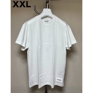 ジルサンダー(JIL SANDER)の新品 XXL JIL SANDER 23ss パックTシャツ 白 バラ 6174(Tシャツ/カットソー(半袖/袖なし))
