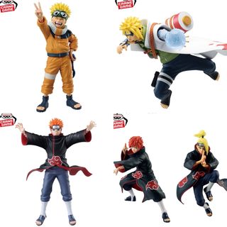 バンプレスト(BANPRESTO)のNARUTO-ナルト-フィギュア５個セット(アニメ/ゲーム)