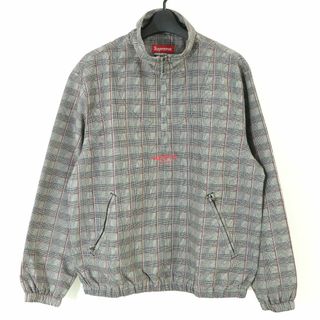 Supreme - シュプリーム 20SS グレンチェックトラックハーフジッププルオーバー