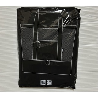 UNIQLO - UNIQLO メッシュトートバッグ　保冷収納付き　ブラック
