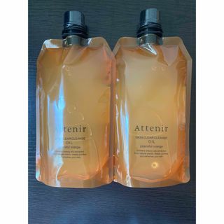 アテニア(Attenir)のアテニアクレンジングオイルエコパックピースフルオレンジの香り2個(クレンジング/メイク落とし)