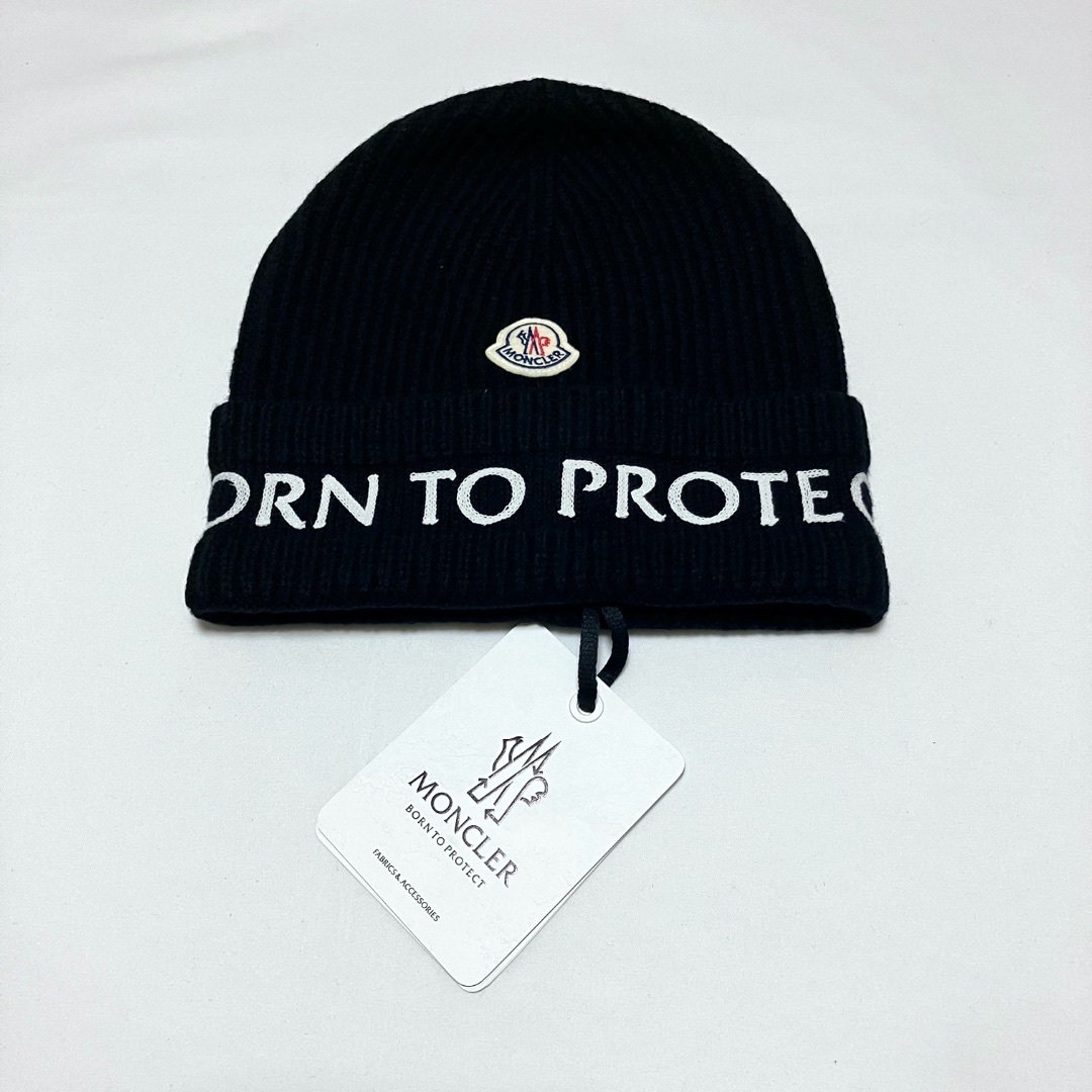 MONCLER - 新品 MONCLER 22ss ニットキャップ 黒 6367