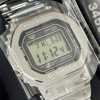 ジーショック(G-SHOCK)の国内正規・新品未使用　GMW-B5000D-1JF フルメタルシルバーG(腕時計(デジタル))