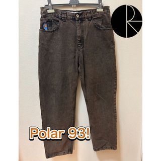 ポーラースケートカンパニー(POLAR SKATE CO.)のpolar 93denim brown 32/32(デニム/ジーンズ)