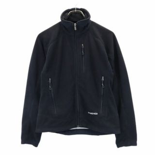 パタゴニア(patagonia)のパタゴニア 2005年 USA製 アウトドア フリースジャケット XS 黒 patagonia ライトウェイト レディース(その他)