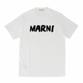 マルニ(Marni)のマルニ Ｔシャツ マルニキッズ 半袖 ホワイト 12Y ペイントロゴ トップス(Tシャツ(半袖/袖なし))