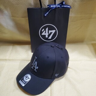 フォーティセブン(47 Brand)の新品 ドジャース キャップ 47 MVP 黒 レア かっこいい 大谷翔平 MLB(キャップ)