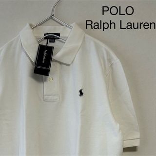 Ralph Lauren - 新品 90s POLO Ralph Lauren 半袖ポロシャツ ホワイト 白