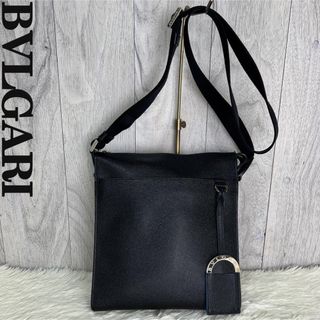 BVLGARI - 極美品♡グレインカーフレザー♡BVLGARI ブルガリ マン ショルダーバッグ