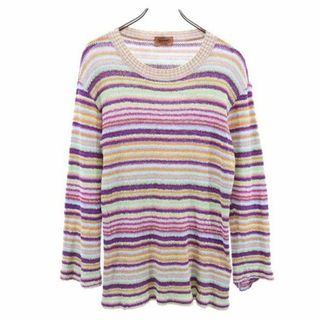 ミッソーニ(MISSONI)のミッソーニ イタリア製 長袖 セーター Missoni ニット メンズ(ニット/セーター)