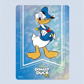 ディズニー(Disney)のドナルド90周年スペシャルカード プレゼント ディズニーストア バースデー(キャラクターグッズ)