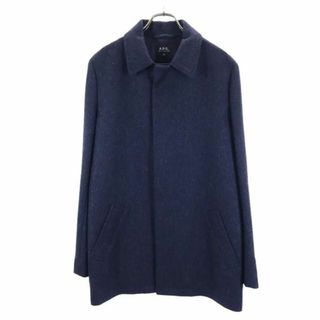 A.P.C - アーペーセー ウール ヘリンボーン ジャケット XS ネイビー A.P.C. メンズ