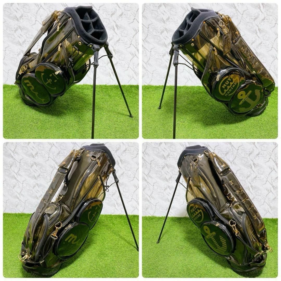 希少】MUTA MARINE ムータマリン キャディバッグ クリア 希少】MUTA MARINE ムータマリン キャディバッグ クリア