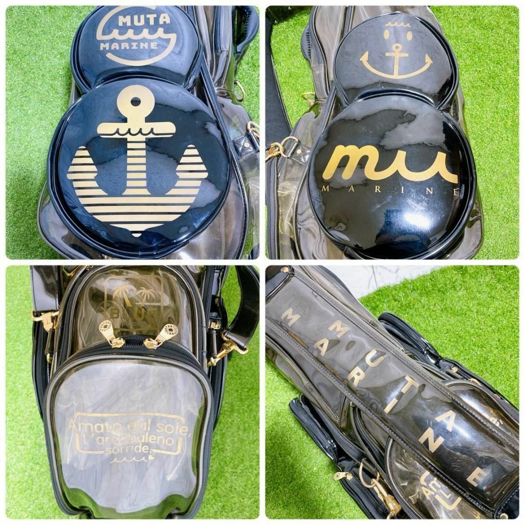 希少】MUTA MARINE ムータマリン キャディバッグ クリア 希少】MUTA MARINE ムータマリン キャディバッグ クリア