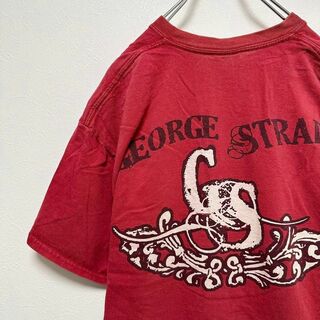 522 CEORGE STRAIT 両面プリント　半袖tシャツ　Mサイズ(Tシャツ/カットソー(半袖/袖なし))