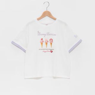 メゾピアノジュニア(mezzo piano junior)のメゾピアノ新品タグ付きバニーベリーズ半袖Tシャツ140(Tシャツ/カットソー)