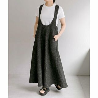 パルグループアウトレット(PAL GROUP OUTLET)の【ブラック】【ear PAPILLONNER】フラワージャンスカ【SUM1 STYLE】(ロングワンピース/マキシワンピース)