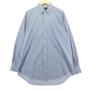 ラルフローレン(Ralph Lauren)の古着 90年代 ラルフローレン Ralph Lauren POLO by Ralph Lauren LOWELL SPORT 長袖 ボタンダウンストライプシャツ メンズL ヴィンテージ /eaa453714(シャツ)