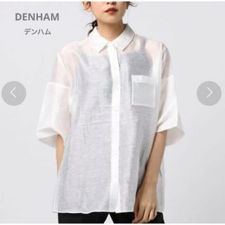 デンハム(DENHAM)のDENHAMデンハム HENLEY SS SHIRT PSMシースルーシャツ(シャツ/ブラウス(長袖/七分))