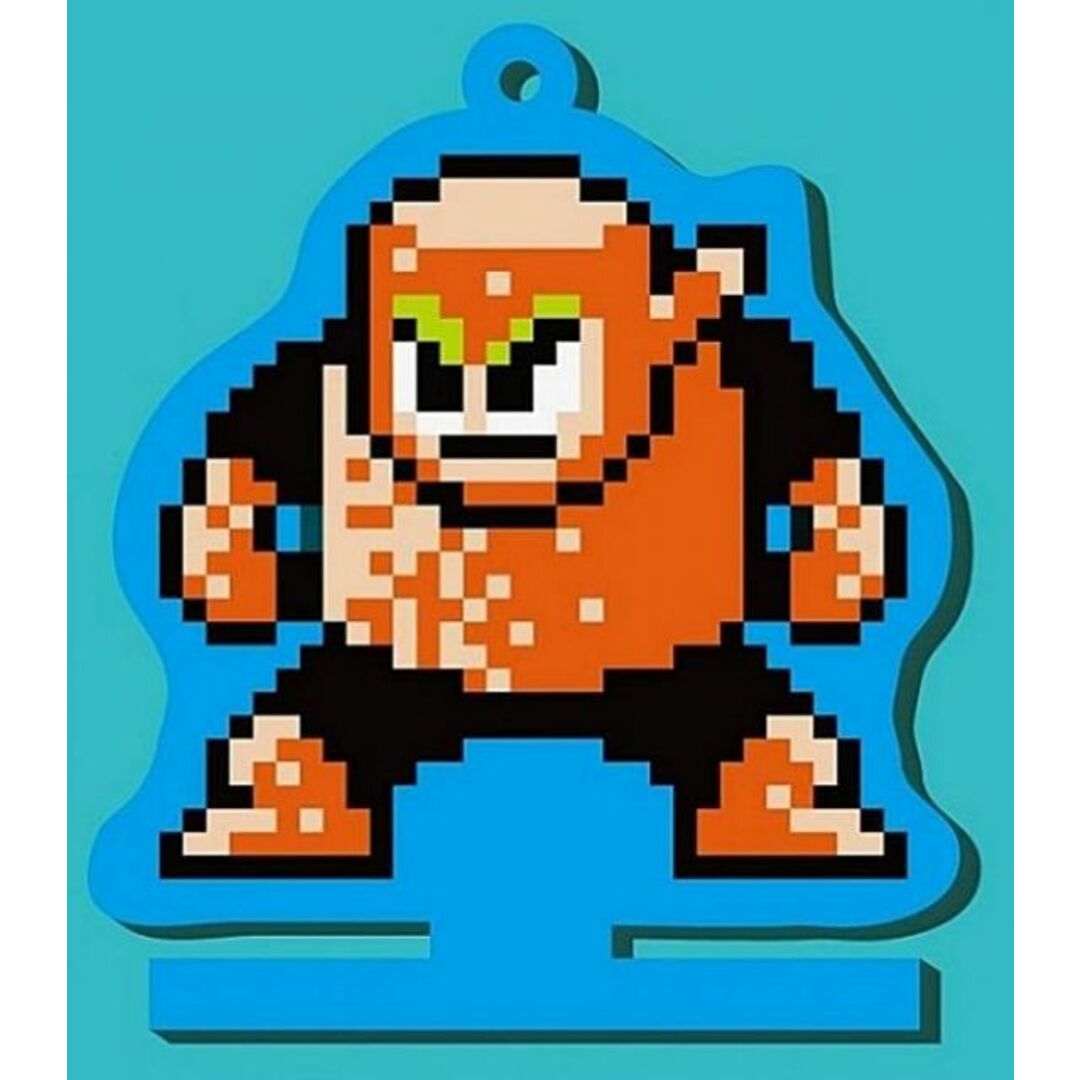 【WOODMAN ウッドマン】ロックマン2 Dr.ワイリーの謎 ボスキャラクター ラバーストラップ エンタメ/ホビーのアニメグッズ(その他)の商品写真