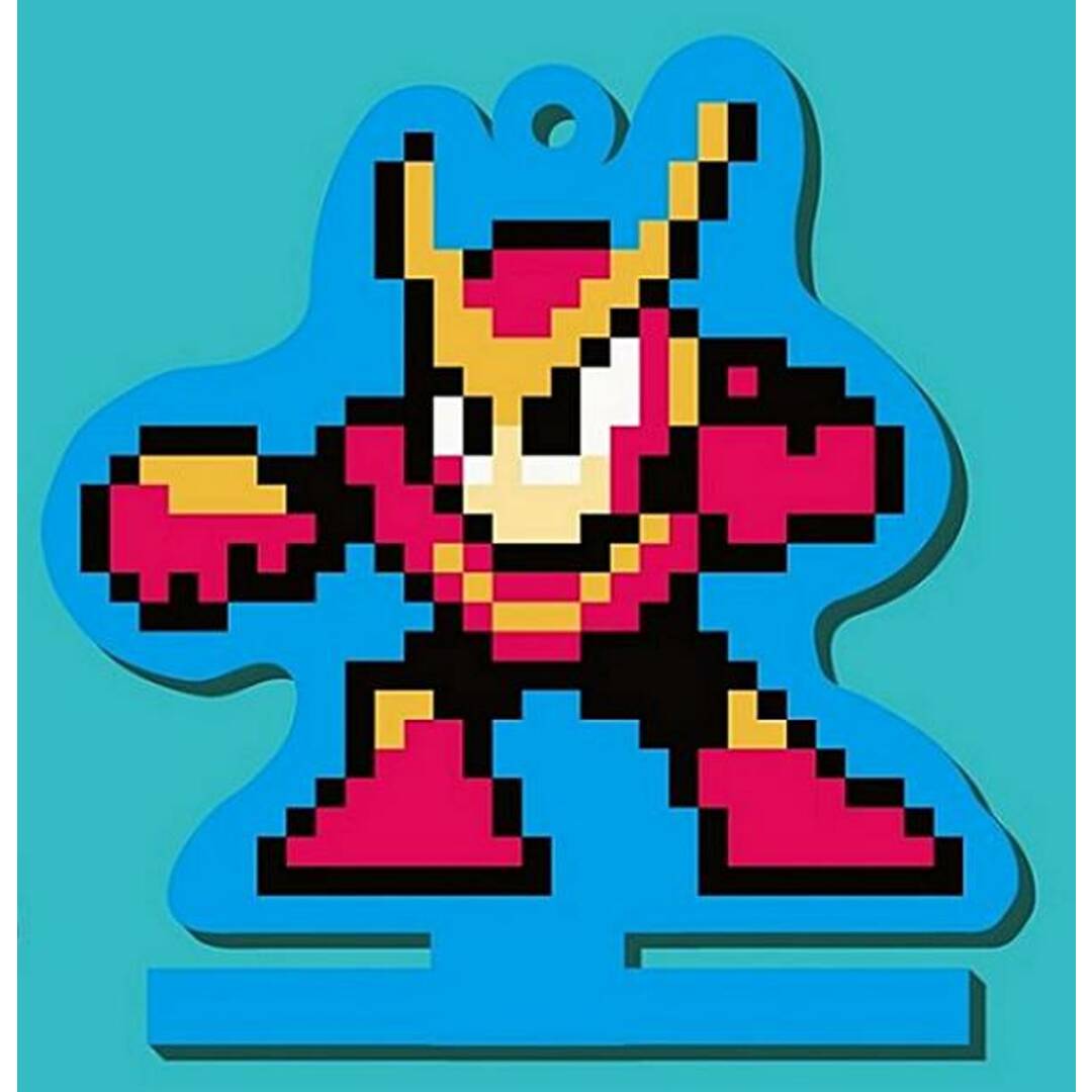 【QUIKMAN クイックマン】ロックマン2 Dr.ワイリーの謎 ボスキャラクター ラバーストラップ エンタメ/ホビーのアニメグッズ(その他)の商品写真
