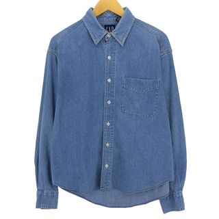 ギャップ(GAP)の古着 90年代 ギャップ GAP オールドギャップ 長袖 デニムシャツ メンズM ヴィンテージ /eaa453041(シャツ)