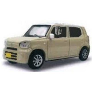 【ソフトベージュメタリック ホワイト2トーンルーフ (HYBRID X) 】1/64 SUZUKI アルトコレクション(その他)