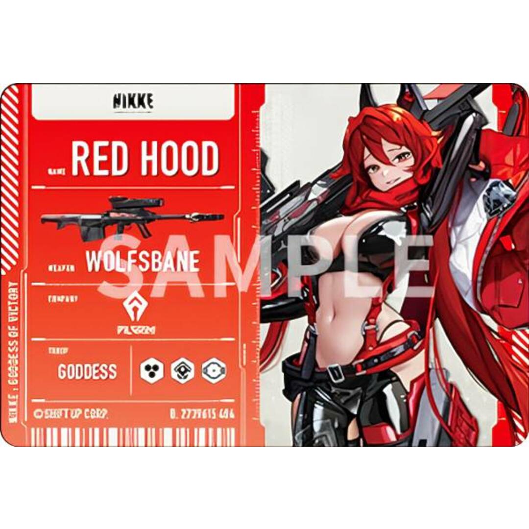 レッドフード】 勝利の女神:NIKKE メタリックパスコレクション レッドフード】 勝利の女神:NIKKE メタリックパスコレクション