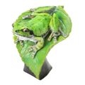 【ニホンアマガエル（緑色）】 いきもの大図鑑ミニコレクション 両生類