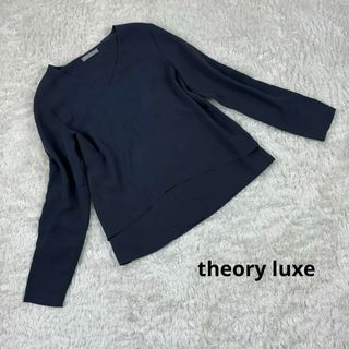 Theory luxe - theory luxe セオリーリュクス ブラウス 36 ネイビー