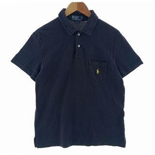 ラルフローレン(Ralph Lauren)の古着 ラルフローレン POLO by Ralph Lauren CUSTOM FIT 半袖 ポロシャツ メンズM /eaa400142(ポロシャツ)