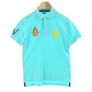 ラルフローレン(Ralph Lauren)の古着 ラルフローレン POLO Ralph Lauren CUSTOM FIT ビッグポニー 半袖 ラガーシャツ メンズS /eaa400146(シャツ)