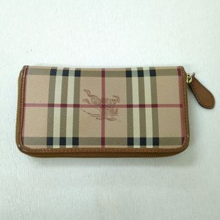 バーバリー(BURBERRY)のBURBERRY バーバリー 長財布 チェック PVC(財布)