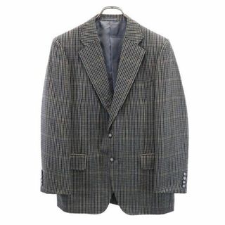 バーバリー(BURBERRY)のバーバリーズ 80s90s ウール チェック柄 テーラードジャケット グレー系 Burberrys メンズ(テーラードジャケット)