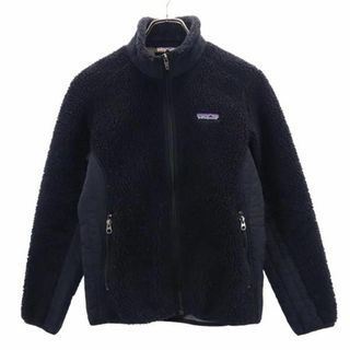 パタゴニア(patagonia)のパタゴニア 2008年 アウトドア ボア フルジップ ジャケット XS ブラック patagonia レディース(その他)