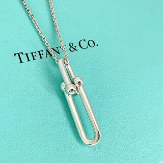 ティファニー(Tiffany & Co.)のティファニー 新品磨き ハードウェア リンク ネックレス 美品 x43(ネックレス)