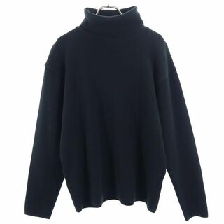 パブリック トウキョウ 日本製 長袖 タートルネック セーター 1 黒 PUBLIC TOKYO ニット メンズ(ニット/セーター)